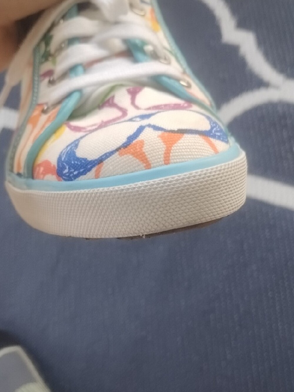 Coach Dawnell Signature Print Canvas Sneakers Size 10 - Picture 9 of 16